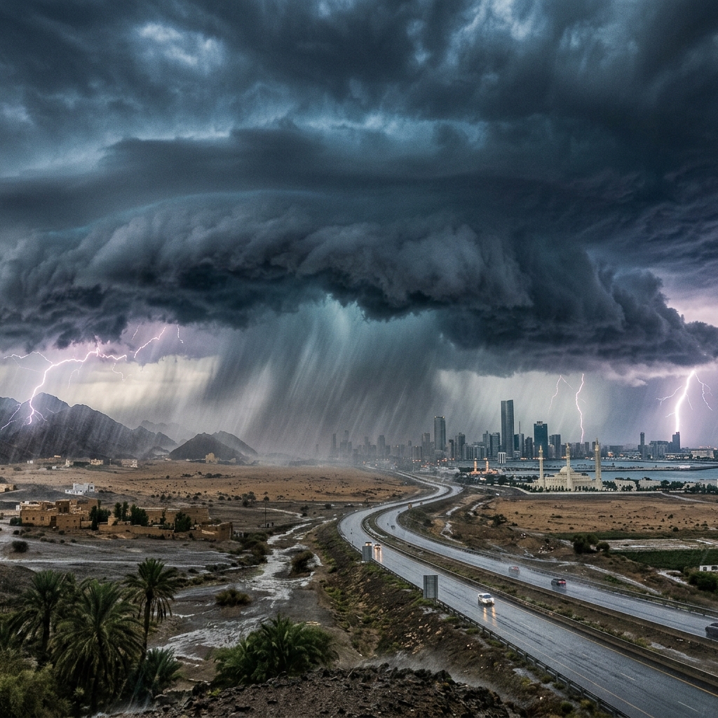 Unusual thunderstorms expected in 13 Arab countries over the coming days