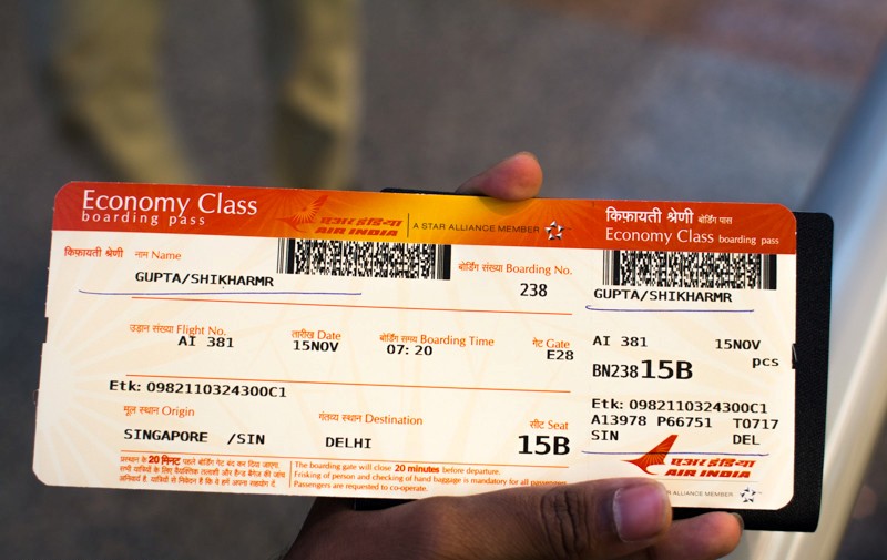 Аир билет на самолет. Билет Air India. Air India посадочный талон. Билеты на самолет Air China. Boarding Pass.