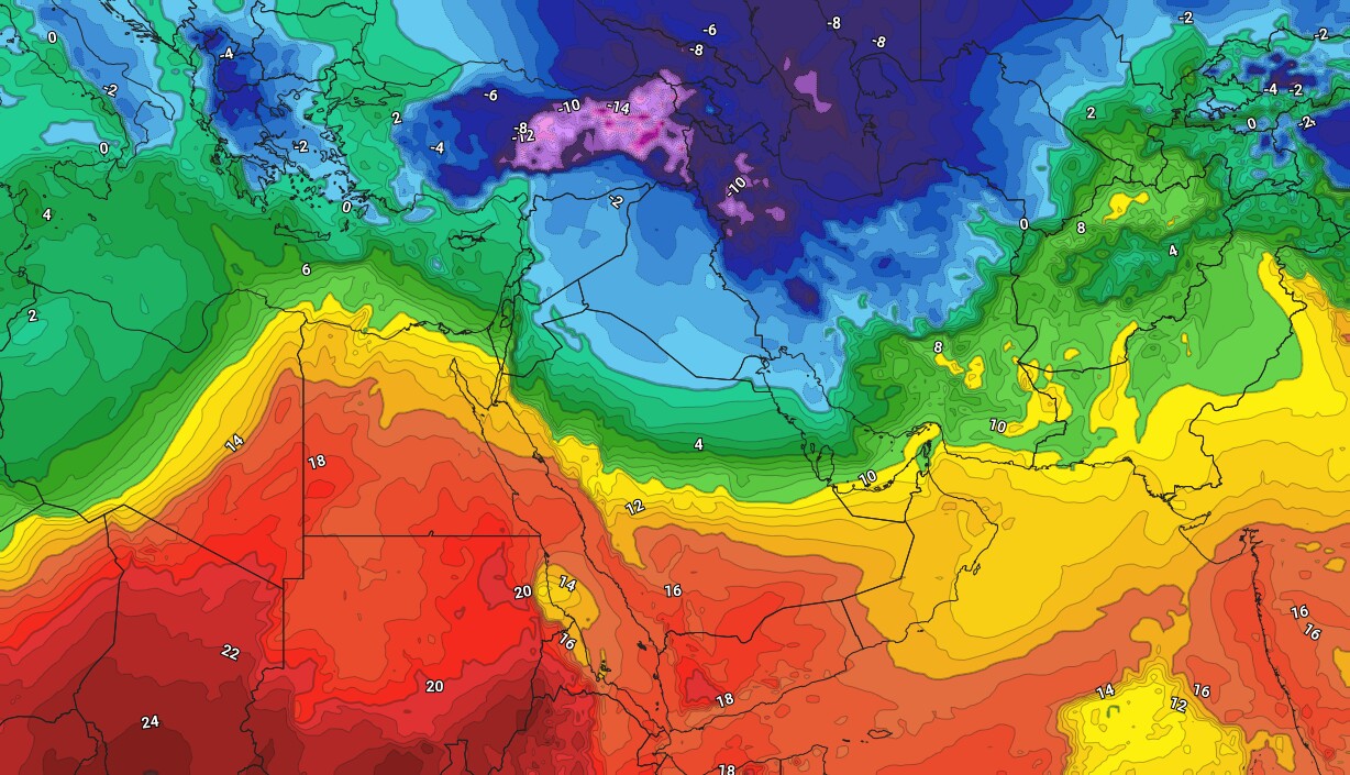 موجة برودة سيبيرية تشمل 9 دول عربية ودرجات الحرارة تهوي للصفر المئوي في عدة عواصم