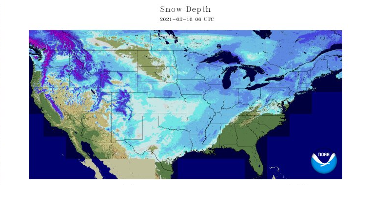 Current World Snow Cover Weather Around The World | The Coldest Storm In Years .. 73% Of The United  States Is Covered With Snow | Arabiaweather | Arabiaweather